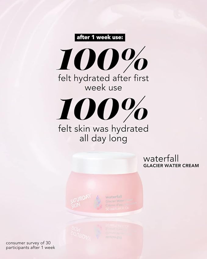 Saturday Skin Yuzu Eye Cream Vitamin C Wide lluminating Under Tight Eye Cream and Face Moisturizer Water Face Cream Natural Oil free Gel Type Cream From Alaska Glacier Water