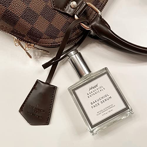 Bakuchiol Facial Serum Oil 1.7 oz - Retinol Alternative - Clinical Strength Bakuchiol - All Natural Plant Derived Clean Beauty Ingredients - Bakuchiol, Squalane, Vitamin C, Rose Hip Oil, Vitamin E -