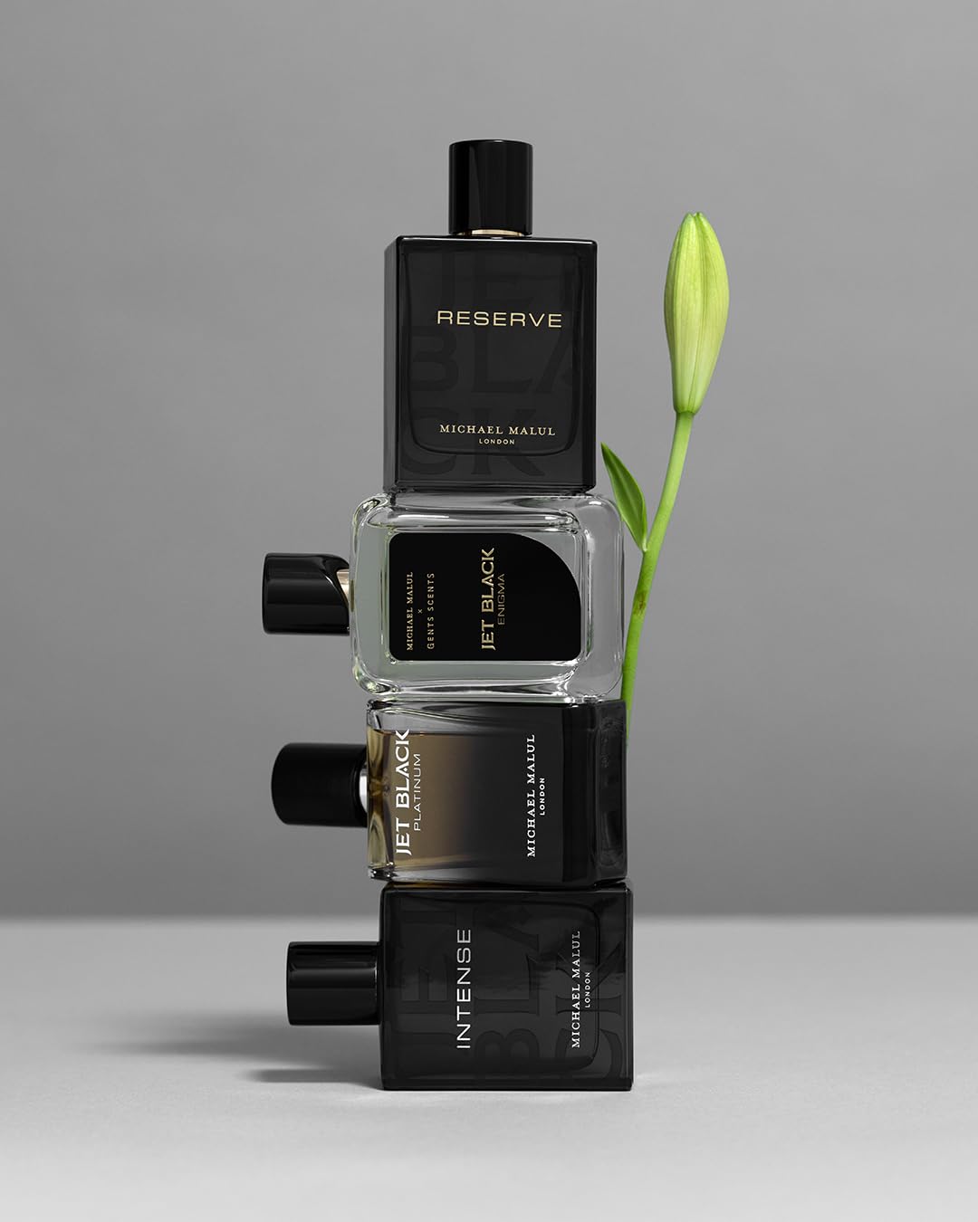 Michael Malul Jet Black Enigma Eau de Parfum for Men - 100ml | 3.4oz