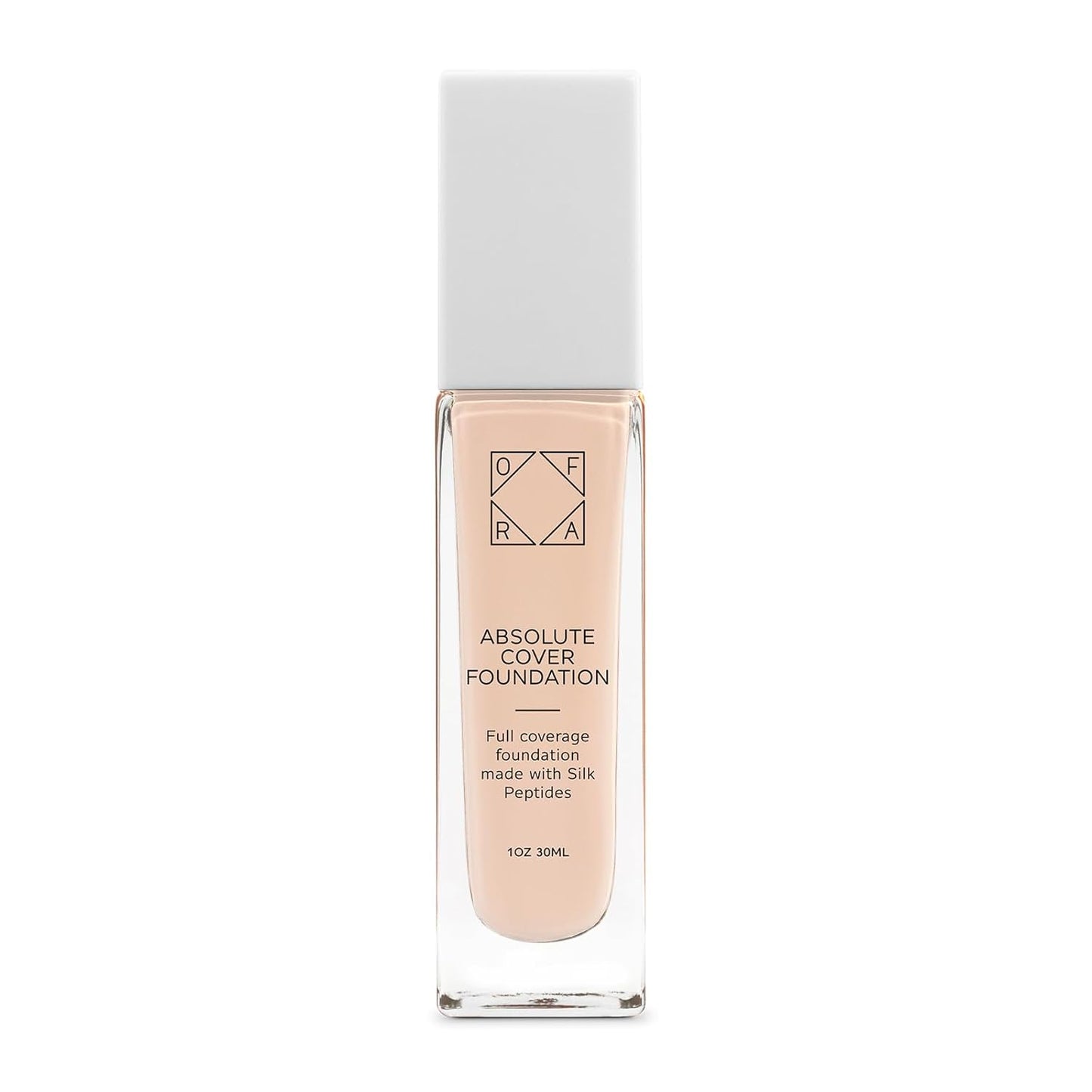 Absolute Cover Foundation #0 | Liquid Medium Coverage Foundation with Natural FInish | Oil-Free Face Makeup | Fairest Shade with Neutral Undertone | 1oz/30ml