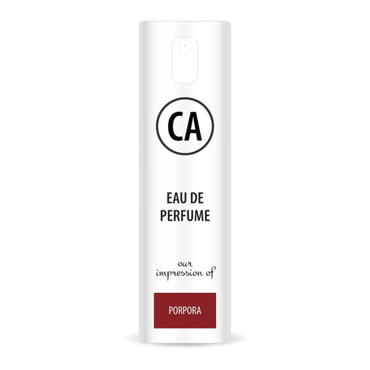 CA Perfume Impression of Porpora Unisex Eau De Parfum Amber Floral Scent Long Lasting Unisex Fragrance Travel Size TSA Ready for Day and Night Wear 0.33 Fl Oz 10ml