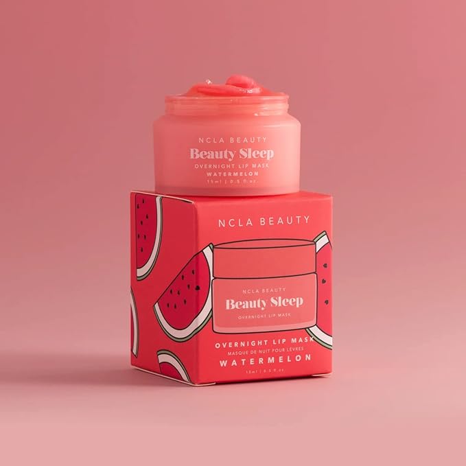 NCLA - Beauty Sleep Overnight Lip Mask | Vegan, Cruelty-Free, Clean Skincare (Watermelon)