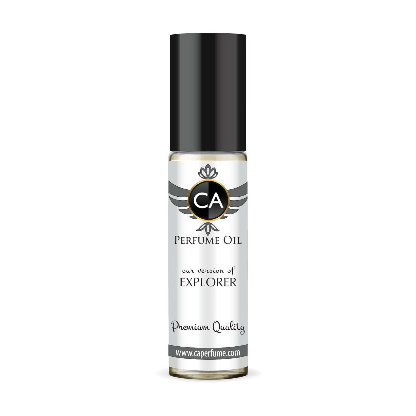 CA Perfume Impression of Explorer for Men Eau De Parfum Woody Aromatic Scent Long Lasting Cologne for Men Travel Size TSA Ready for Day and Night Wear 0.33 Fl Oz 10ml