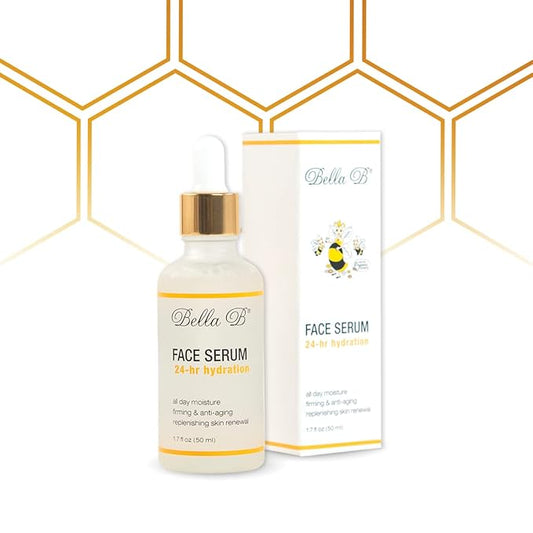 Bella B Face Serum 1.7 oz Bottle - Facial Glow - Pregnancy Skin Care - Pregnancy Safe - Healthy Beauty - Natural Face Serum - Anti Aging Serum for Skin - Organic Serum for Face