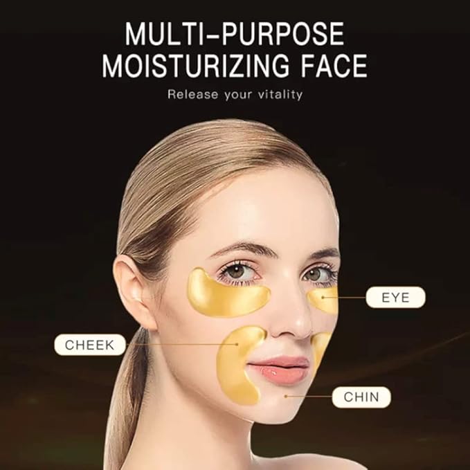 Under Eye Patches (15 Pairs) - Collagen Crystal Eye Mask, Under Eye Mask for Face Care, Eye Masks for Puffiness and Dark Circles, Firming, Moisturizing Eye Mask for Beauty