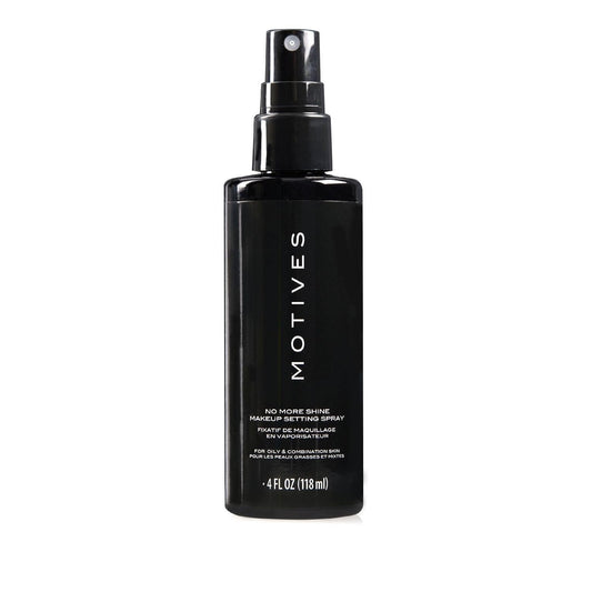 Motives® No More Shine Makeup Setting Spray: Controls Surface Shine, Absorbs Excess Oil for a Matte Finish - Long-Lasting Makeup Hold. (4 fl. oz.)