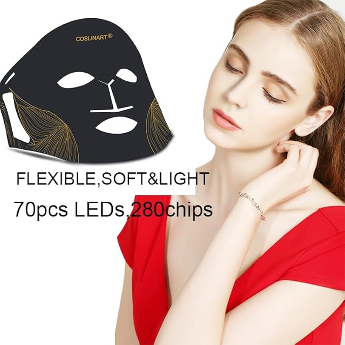 7+1 Colors Silicone Led Face Mask,LED Silicone Face Mask,LED silicone photon mask,Light therepay device,rejuvenation device,Facial Photon Beauty Device,Portable&Rechargeable!