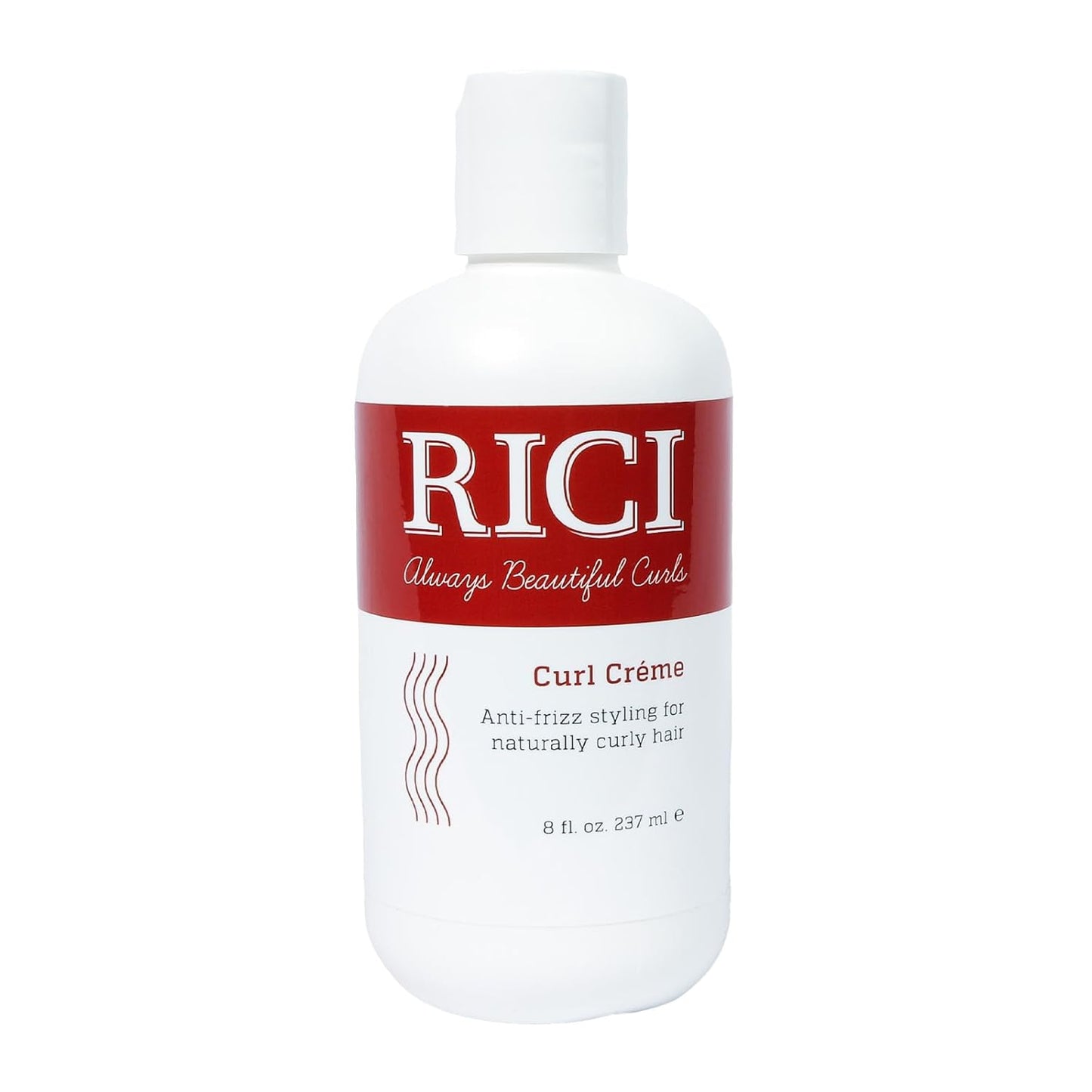 RICI Curl Creme - Anti-Frizz Styling Cream for Naturally Curly Hair (8 fl oz)