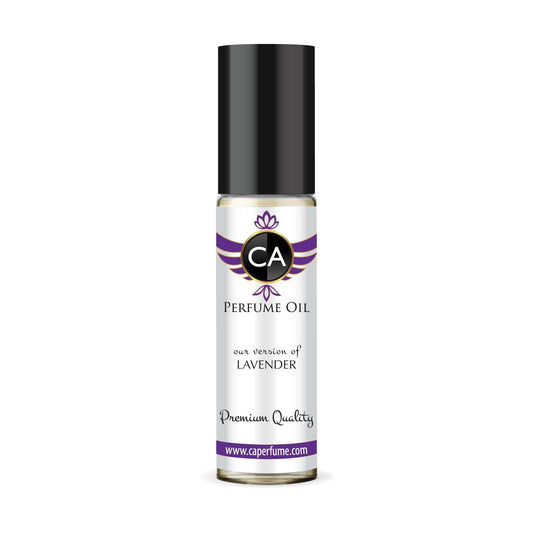 CA Perfume Originals Lavender Unisex Fragrance Oil Floral Scent Long Lasting Perfumes for Women & Men Travel Size TSA Ready Mini Parfum Body Oil Roll-on 0.33 Fl Oz 10ml