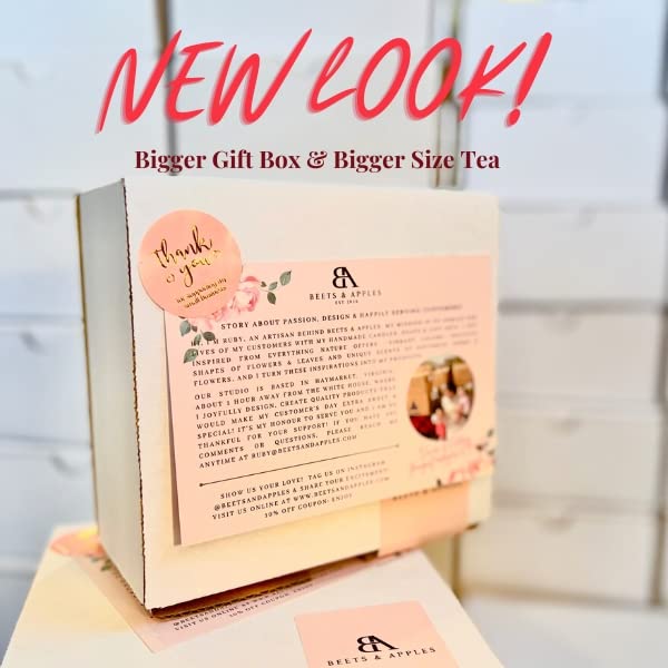 Beets and Apples Happy Birthday Gift Basket, Gift Baskets for Women Birthday Gift Ideas for Women, Natural Spa Gift Basket for Birthday Gifts, Handmade in USA (Happy B-Day)