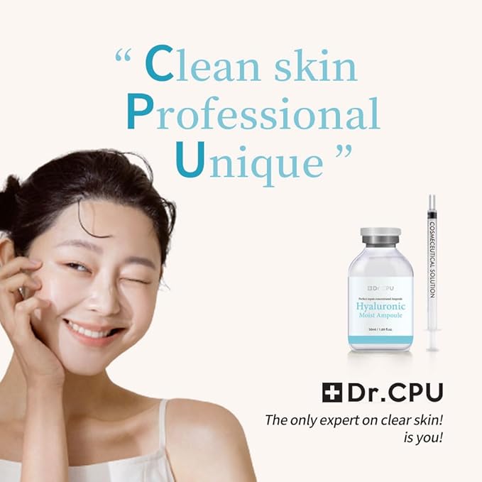 Hyaluronic moisturizer ampoule dry skin face neck woman hyaluronic acid hydrating serum Korean Beauty skincare 1.69oz