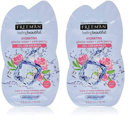 Freeman Facial Glacier Water Hydrating Cream Mask (Pack of 2)