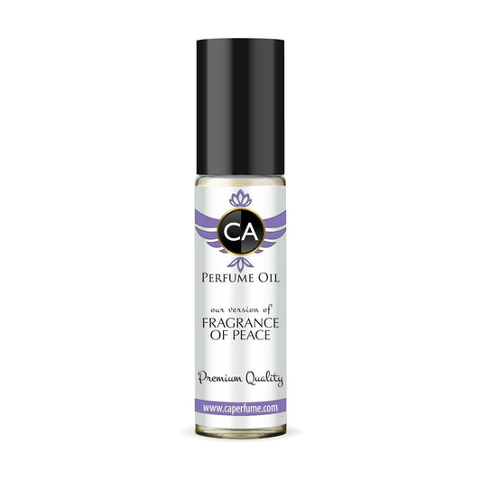 CA Perfume Impression of Fragrance of Peace for Women Fragrance Oil Floral Woody Musk Scent Long Lasting Perfumes for Women Travel Size TSA Ready Mini Parfum Body Oil Roll-on 0.33 Fl Oz 10ml