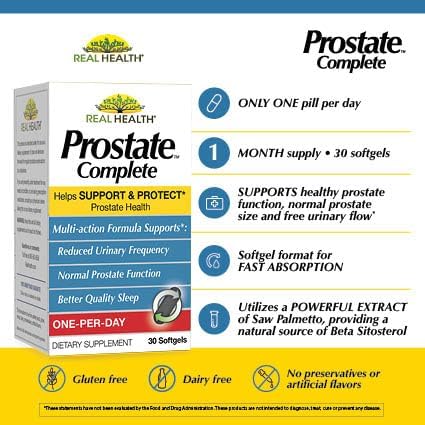 Real Health Prostate Complete 30 Count