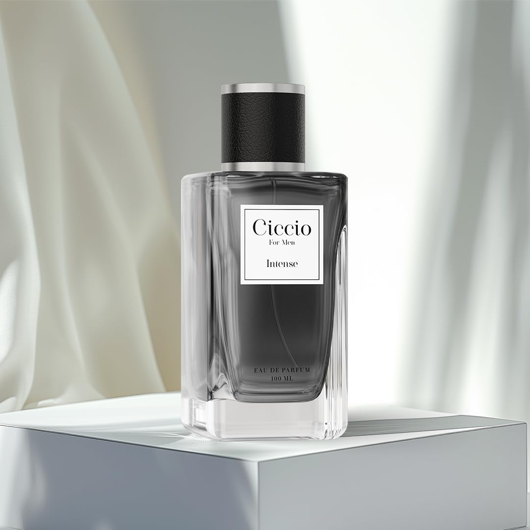 CICCIO Intense & Sin Eau De Parfum Gift Set – 2 x 100ml | Unisex Luxury Fragrance with Amber, Citrus & Vanilla Notes | Long-Lasting Summer Perfume for Men & Women | Premium Gift Set