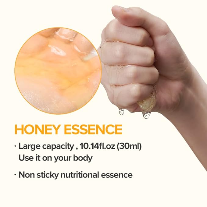 JMSolution Honey Royal Propolis Ampoule Korean Skincare Facial Mask -Rich Moisturizing boositng Nutrition -10sheets per box For All Skin Type (Honey Royal)