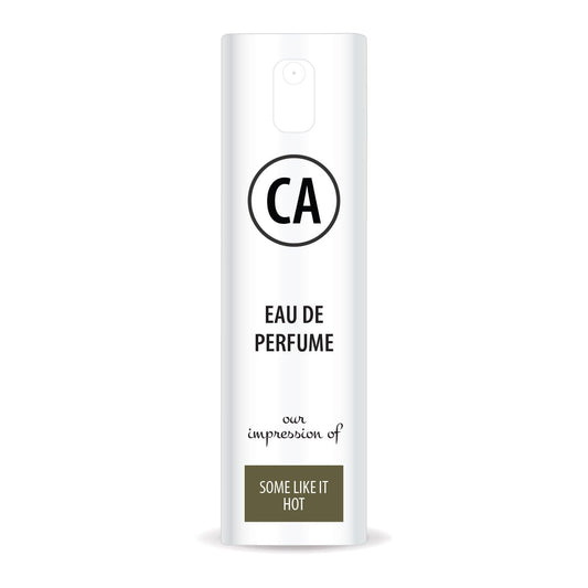 CA Perfume Impression of Some Like It Hot Unisex Eau De Parfum Floral Fruity Scent Long Lasting Unisex Fragrance Travel Size TSA Ready for Day and Night Wear 0.33 Fl Oz 10ml