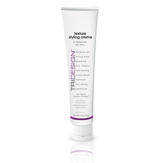 TRIDESIGN Texture Styling Creme with Topical Nutrition Complex - Hair Styling Products for Men and Women, Scented Smoothing Cream for Hair, Anti Frizz hair Products 6oz/199g Tube