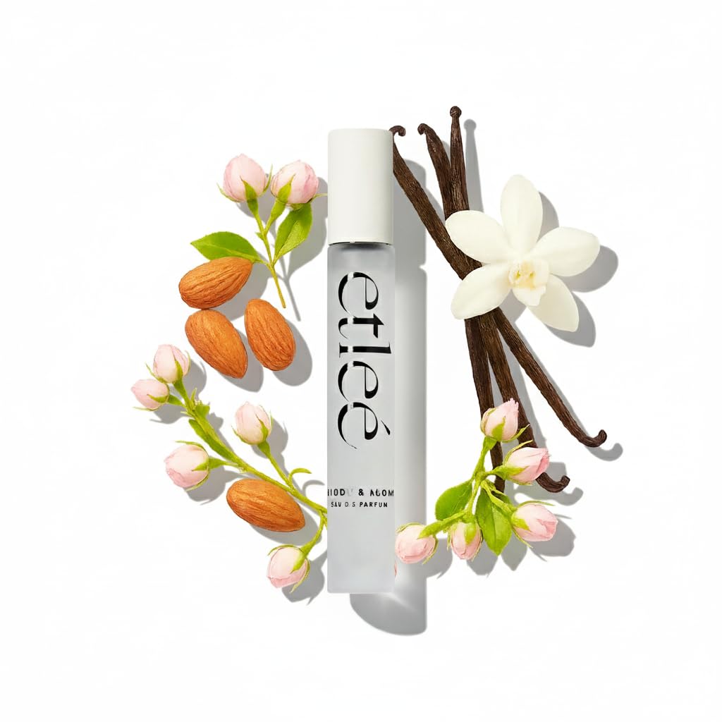 Twilight Bloom Eau de Parfum 0.34oz, Long Lasting Perfume Inspired by CH Good Girl, Floral Notes With Vanilla, Almond, Amber, Sandalwood, Citrus & Jasmine, Luxury Fragrance for Women & Men