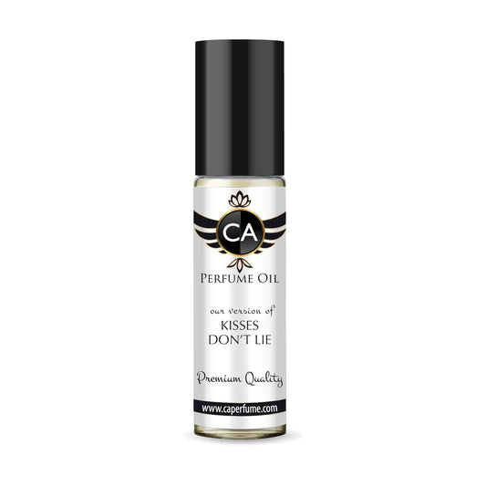 CA Perfume Impression of Kisses Don't Lie for Women Fragrance Oil Oriental Floral Scent Long Lasting Perfumes for Women Travel Size TSA Ready Mini Parfum Body Oil Roll-on 0.33 Fl Oz 10ml