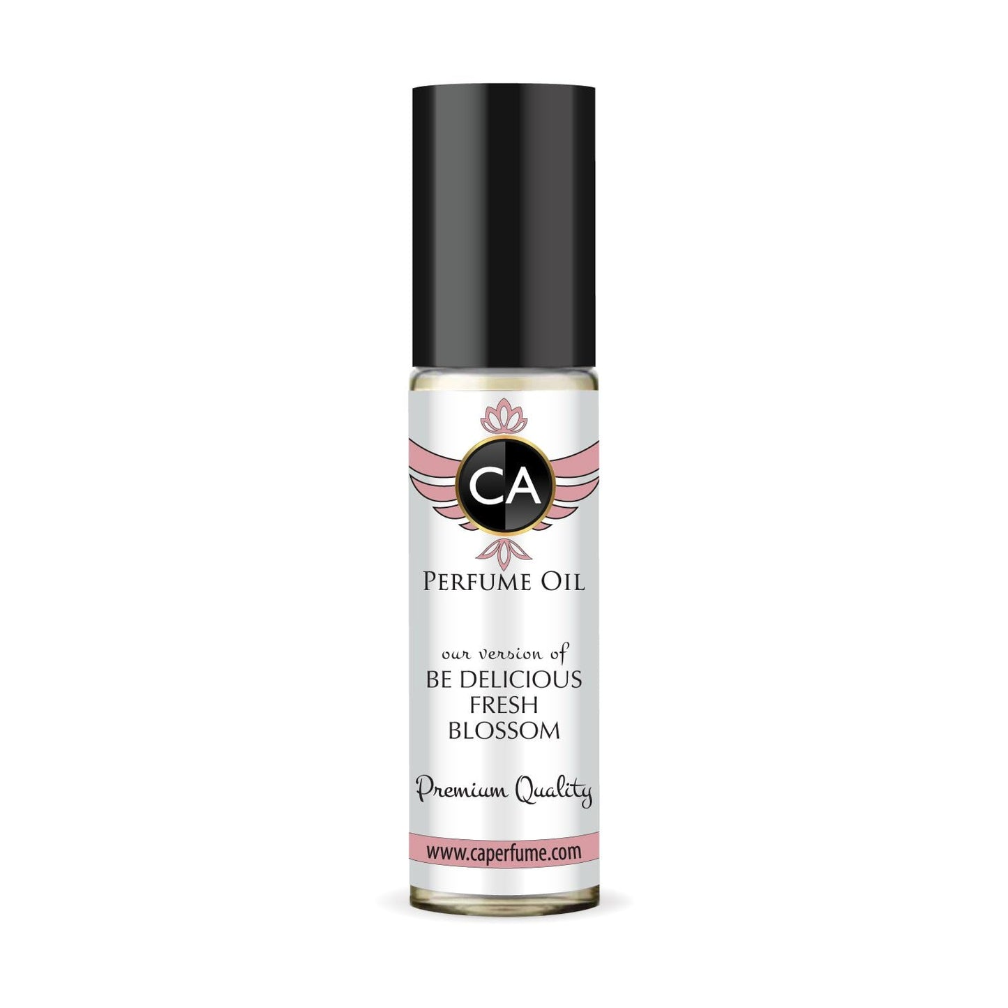 CA Perfume Impression of Be Delicious Fresh Blossom for Women Fragrance Oil Floral Fruity Scent Long Lasting Perfumes for Women Travel Size TSA Ready Mini Parfum Body Oil Roll-on 0.33 Fl Oz 10ml