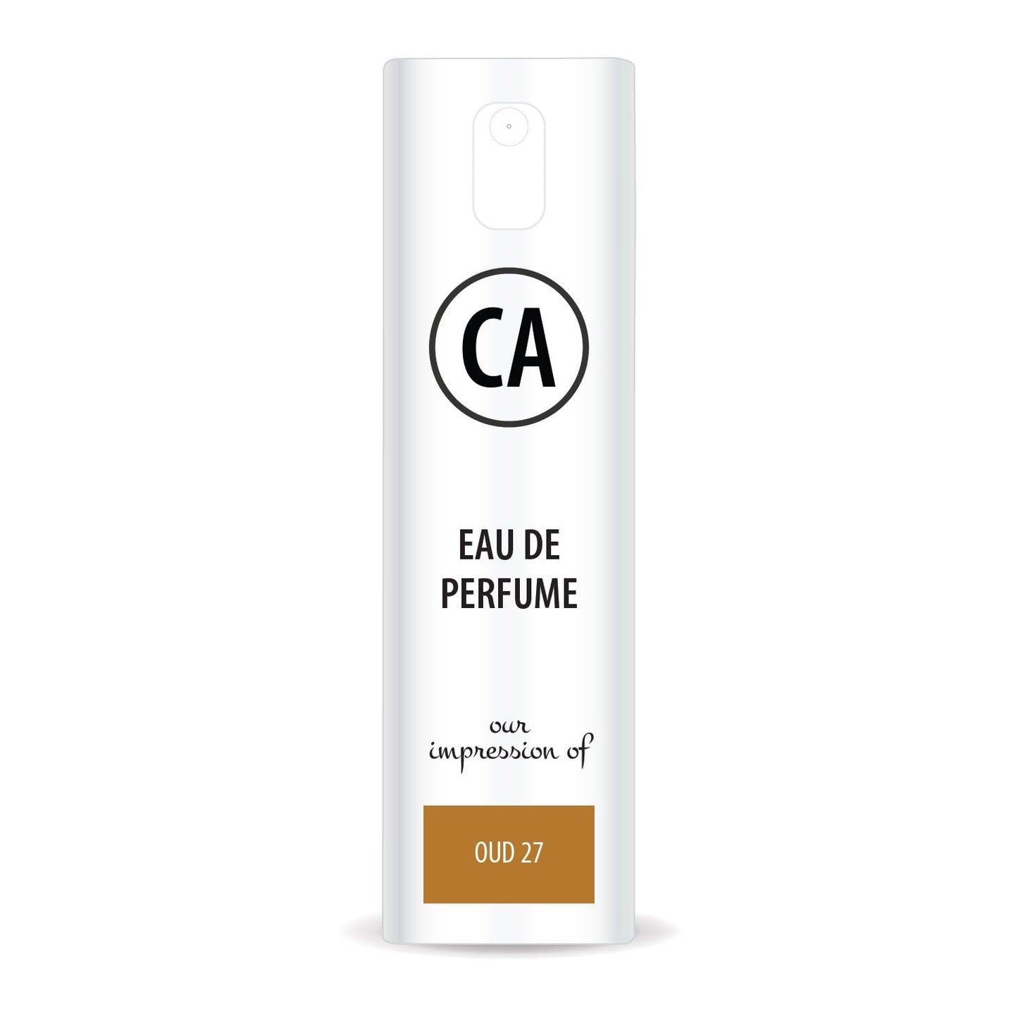 CA Perfume Impression of Oud 27 Unisex Eau De Parfum Amber Woody Scent Long Lasting Unisex Fragrance Travel Size TSA Ready for Day and Night Wear 0.33 Fl Oz 10ml