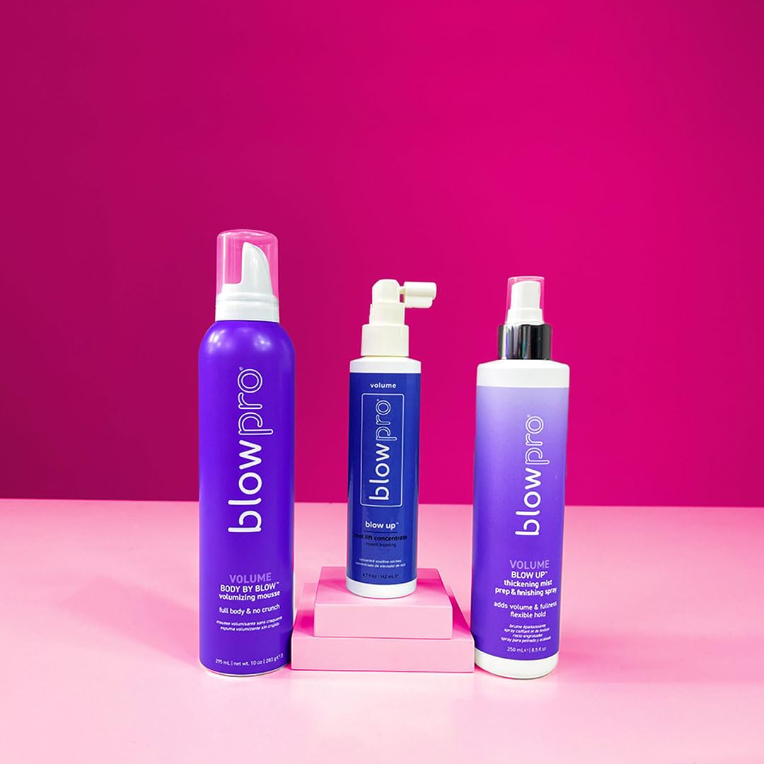 blowpro Blow Up Root Lift Concentrate Spray 4.7oz, Long Lasting Lift and Height, Amplifies Volume all day, No Hard Crunchy Feel, Safe for All Hair Types, Infused with Milk, Rice and Sweet Almond