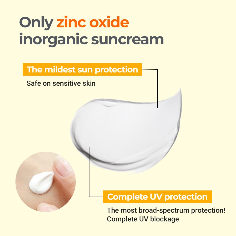 Derma B Everyday Mild Sunscreen SPF50+ PA++++ 1.69 Fl Oz, 50ml Fast-Absorbing Lightweight SPF Sunblock Moisturizer, Facial Body Non-Sticky for Dewy Skin, Korean Sunscreen Lotion for Sensitive Skin