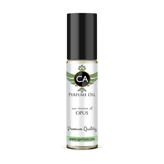 CA Perfume Impression of Opus for Men Fragrance Oil Aromatic Spicy Scent Long Lasting Cologne for Men Travel Size TSA Ready Mini Parfum Body Oil Roll-on 0.33 Fl Oz 10ml