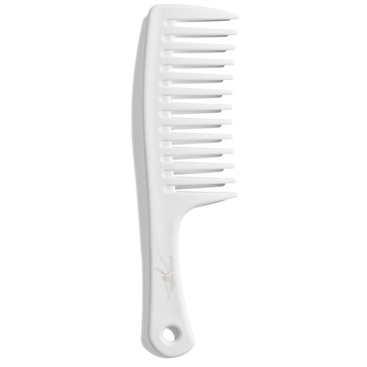 Goldie Locks Signature Wide Tooth Comb – Extension & Curl Friendly Detangling Comb for Wet or Dry Hair – Gentle on Delicate Strands, Curls & Hair Extensions