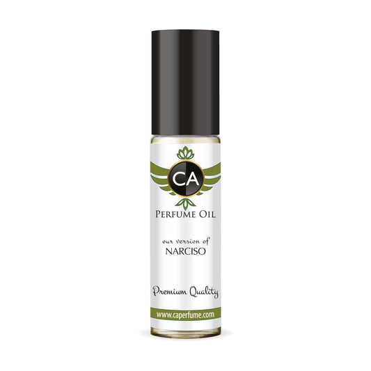 CA Perfume Impression of Narciso for Women Fragrance Oil Floral Woody Musk Scent Long Lasting Perfumes for Women Travel Size TSA Ready Mini Parfum Body Oil Roll-on 0.33 Fl Oz 10ml