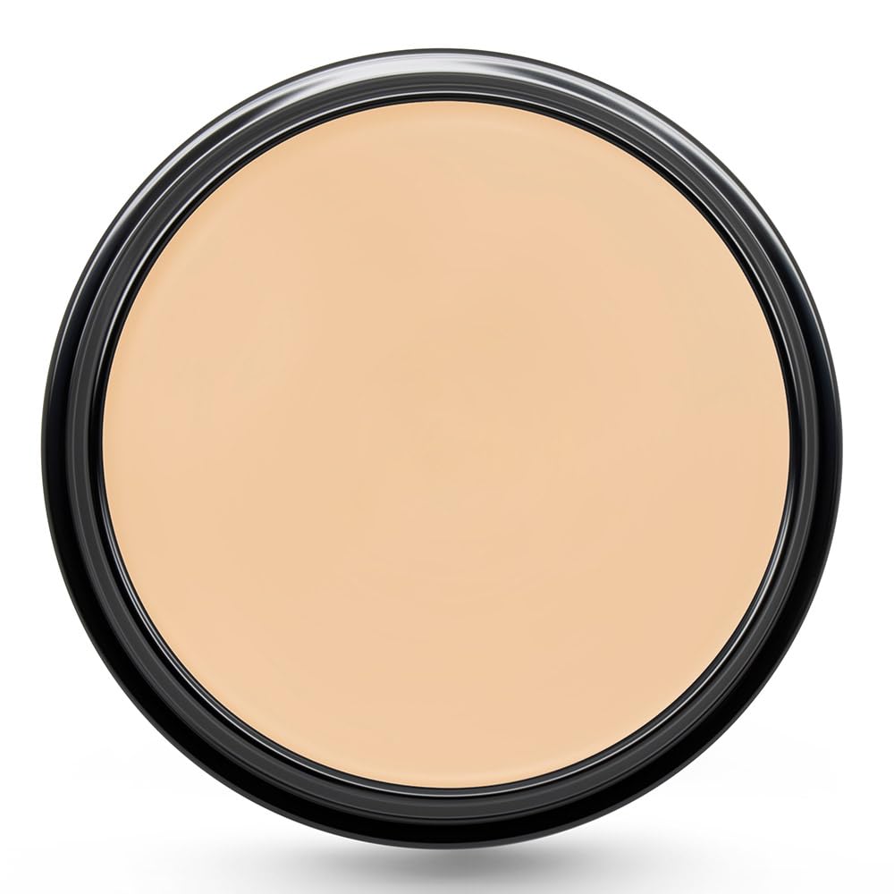 Graftobian HD Glamour Crème Foundation 1/2oz, Weightless Full Coverage Makeup, 65 Inclusive Shades, For All Skin Types, Natural or Full-Glam Looks, For Professionals and Beginners (Olive Glow)