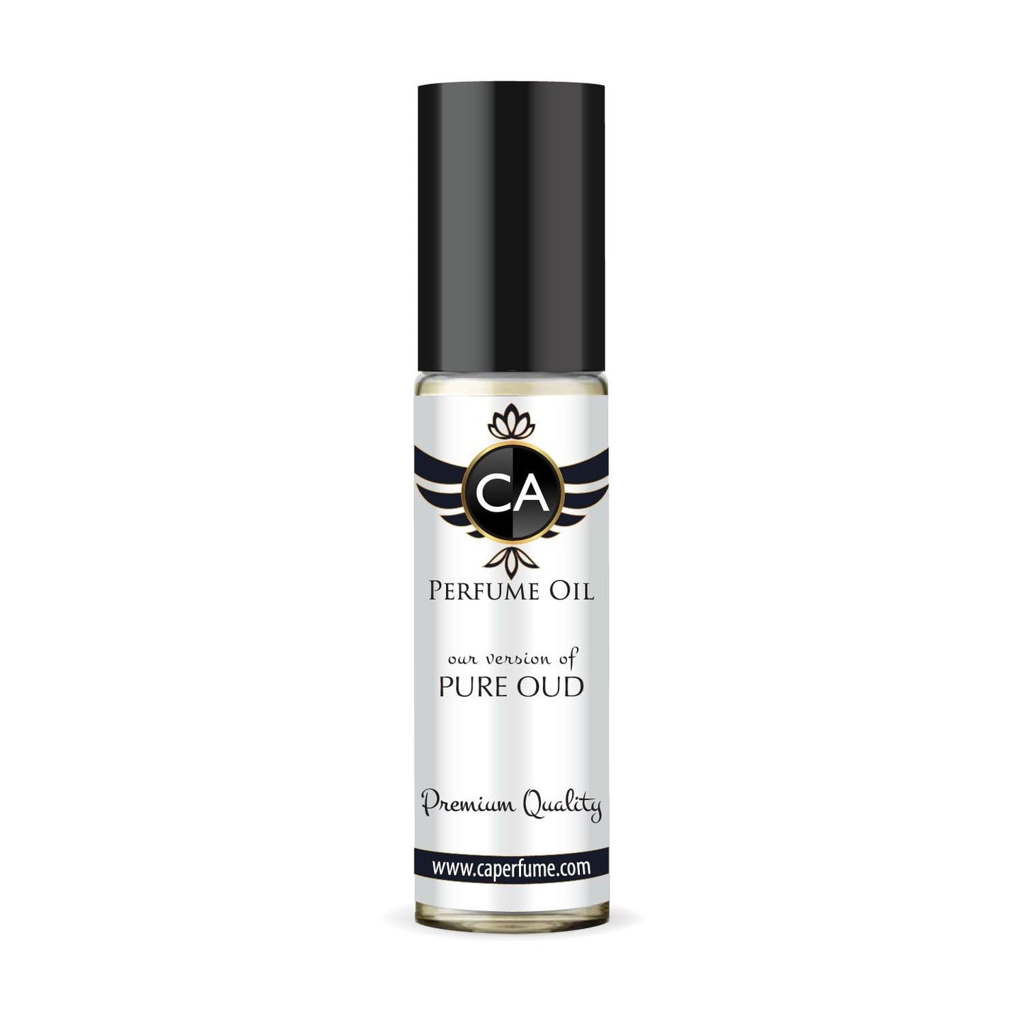 CA Perfume Impression of Pure Oud Unisex Fragrance Oil Amber Woody Scent Long Lasting Perfumes for Women & Men Travel Size TSA Ready Mini Parfum Body Oil Roll-on 0.33 Fl Oz 10ml