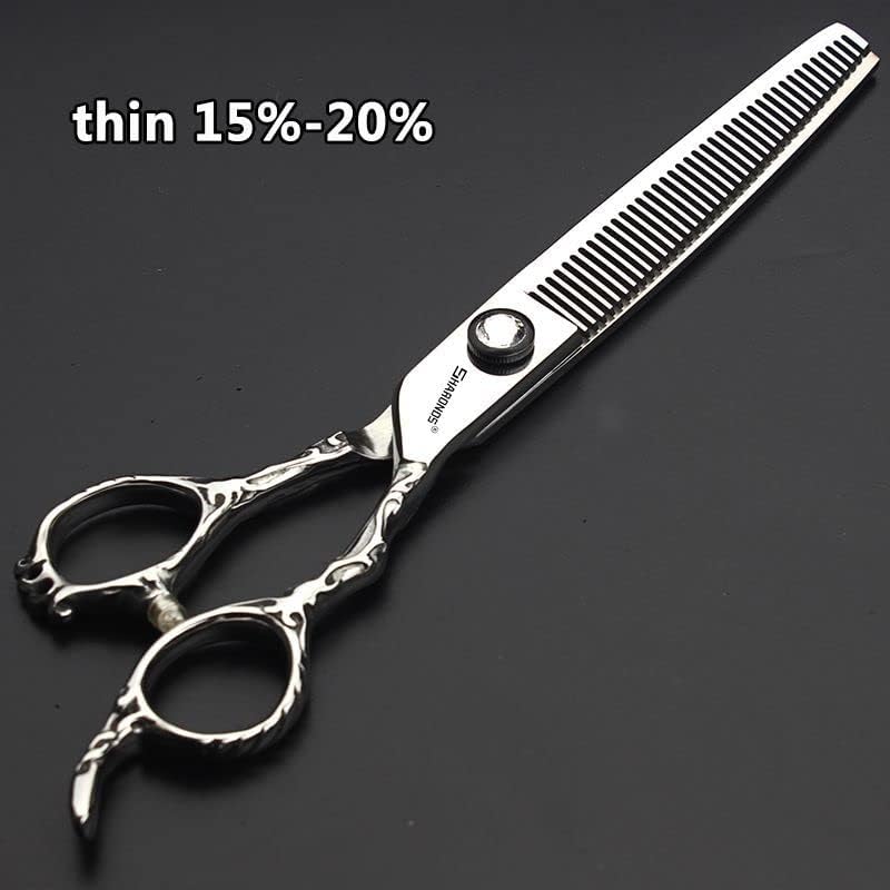 Hairdressing Salon Hairdressers Scissors 6/6.5/7/8 Inch Hair Clippers, Hairstyling Tools And Scissors (7 inch 3PC)