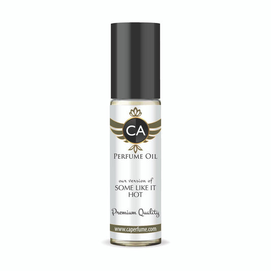 CA Perfume Impression of Some Like It Hot Unisex Fragrance Oil Floral Fruity Scent Long Lasting Perfumes for Women & Men Travel Size TSA Ready Mini Parfum Body Oil Roll-on 0.33 Fl Oz 10ml