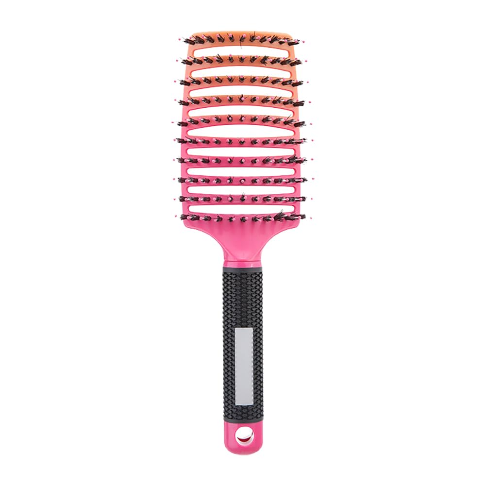 Magical Ultra Detangling Brush for Wet or Dry Hair, Detangler Brush, Fast Drying Styling Massage Hairbrush for Men, Women and Kids (Rainbow-C)
