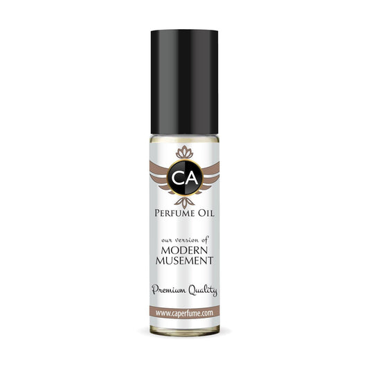 CA Perfume Impression of Modern Musement Eau De Parfum Floral Woody Musk Scent Long Lasting Perfumes for Women Travel Size TSA Ready for Day and Night Wear 0.33 Fl Oz 10ml