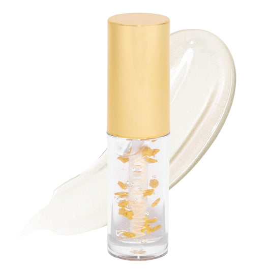 Winky Lux In The Stars Lip Oil - Silky Shine & Hydrating Non Sticky Lip Gloss, Infused with Golden Stars & Nourishing Jojoba Oil, with Soft Vanilla Scent