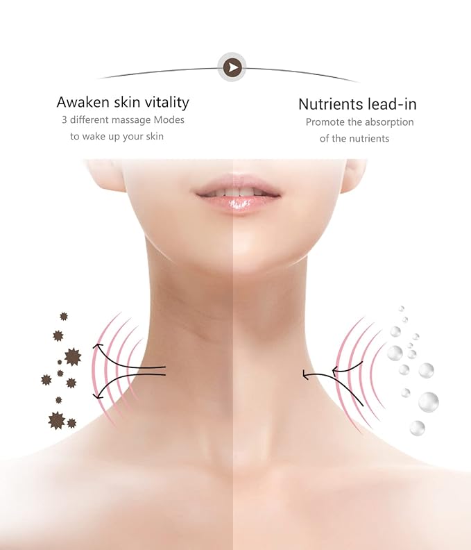 Ms.W Red Light Face Massager Electric Face Lifting, Facial Massager for Skin Care with LED, Heated, and Vibration,Tightenings and Rejuvenation for Face and Neck