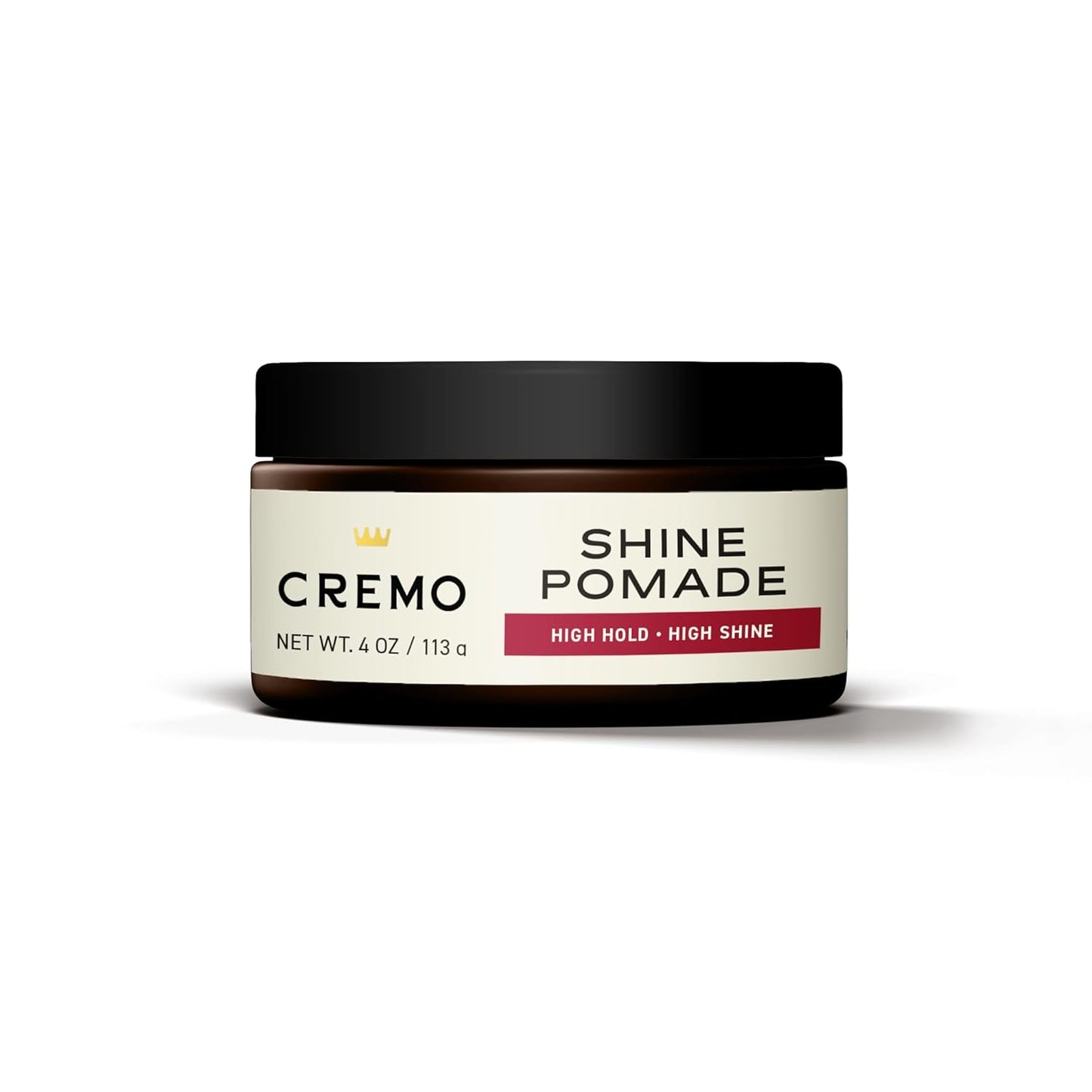 Cremo Hair Pomade for Men - Premium Barber Grade Pomade, High Hold & Shine, Hair Styling, 4 Oz