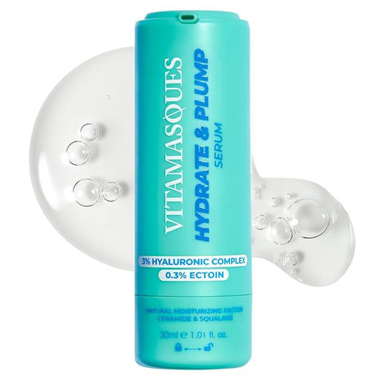 Vitamasques Hydrate & Plump Hydrating Face Serum - Lightweight Intense Hydrating Serum - 1.01 Fl Oz