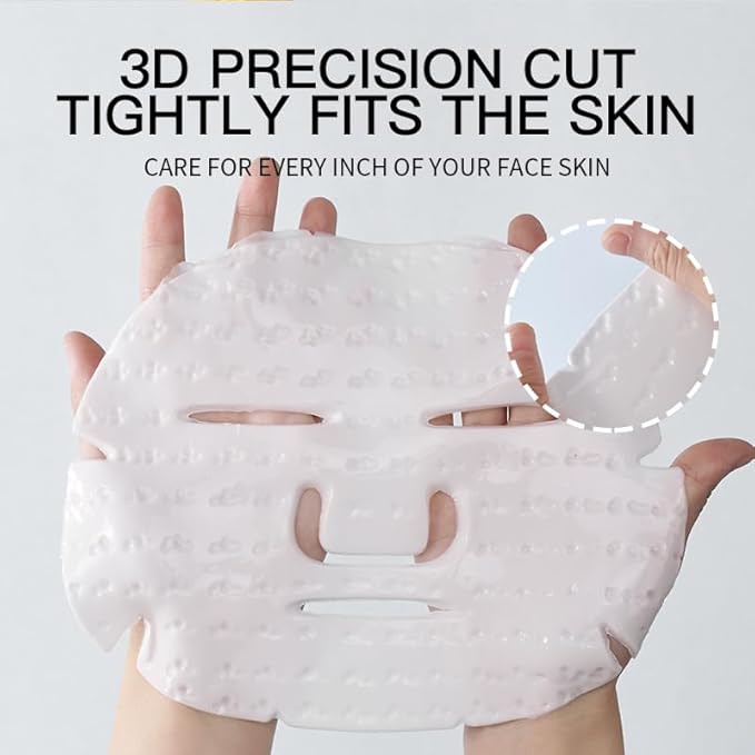 10 Pack Collagen Hydrating Face Masks, 24K Gold Face Sheet Mask, Astaxanthin Facial Mask, Blue Copper Collagen Skin Care Premium Facial Sheet Patch for Moisturizing, Best choice for Christmas Gifts