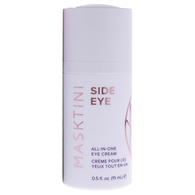 Side Eye All-in-One Eye Cream, 0.5 ounce - Face Moisturizer - with Apple and Green Tea Extracts - Collagen Boosting - Eye Cream for Puffiness (Pack of 2)