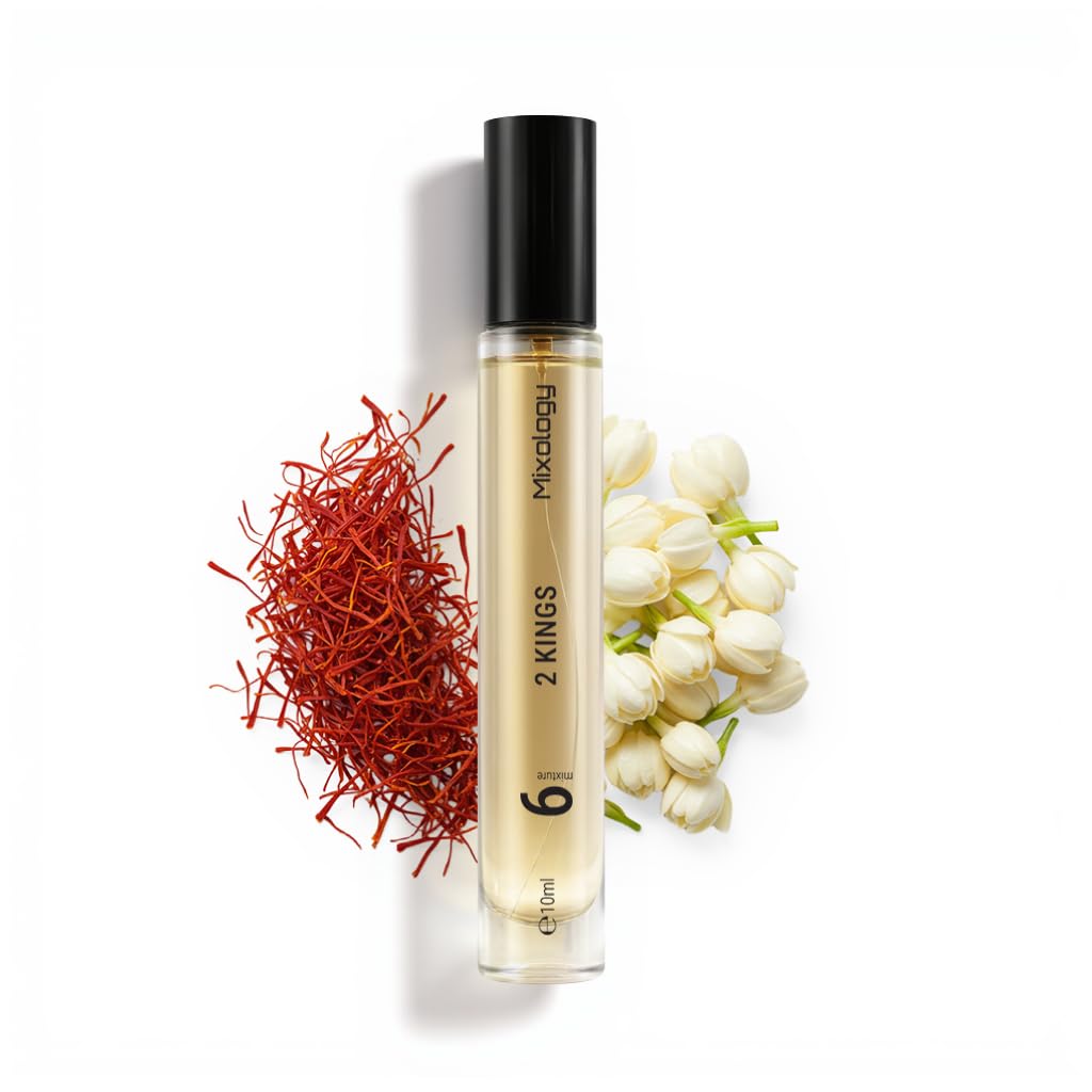 Two Kings Mixology Eau de Parfum - Mixture of B.acarat and Aventus, Unisex Perfume 0.34 Fl Oz (10ml)