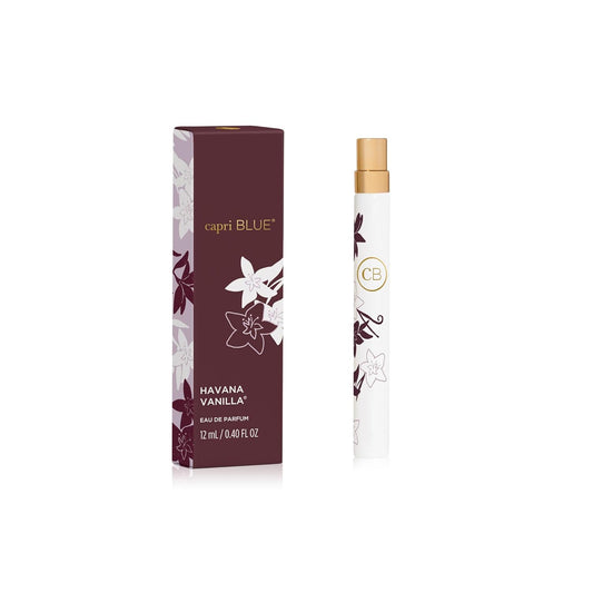Capri Blue Eau de Parfum Spray Pen - Summer Fragrance - Mini Perfumes for Women - Travel Size Vanilla Perfume with Notes of Tobacco, Bergamot, & Sandalwood (Havana Vanilla, 0.4 fl oz)