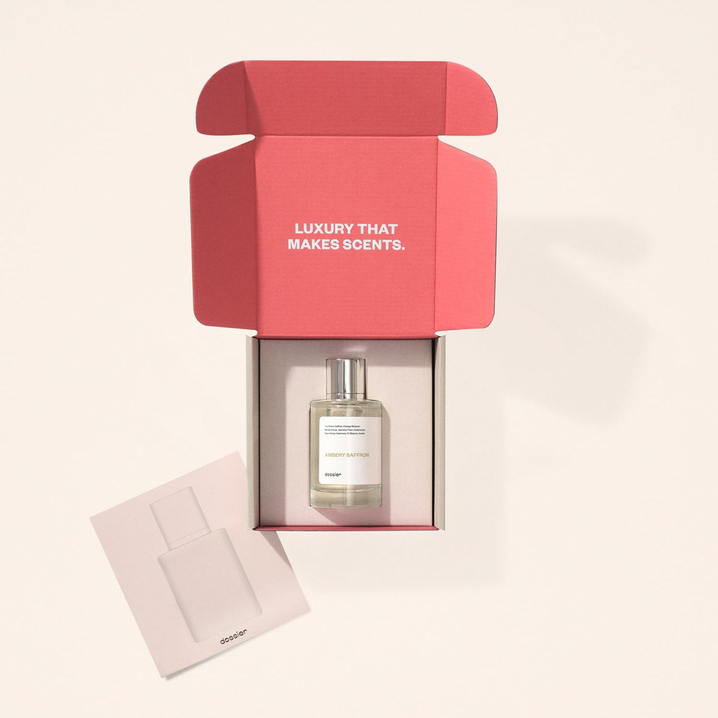 Dossier - Ambery Saffron - Eau de Parfum - Inspired by MFK's B.accarat R.ouge 5.40 - Vegan, Unisex Perfume Spray - 3.4 Fl Oz (100ml)