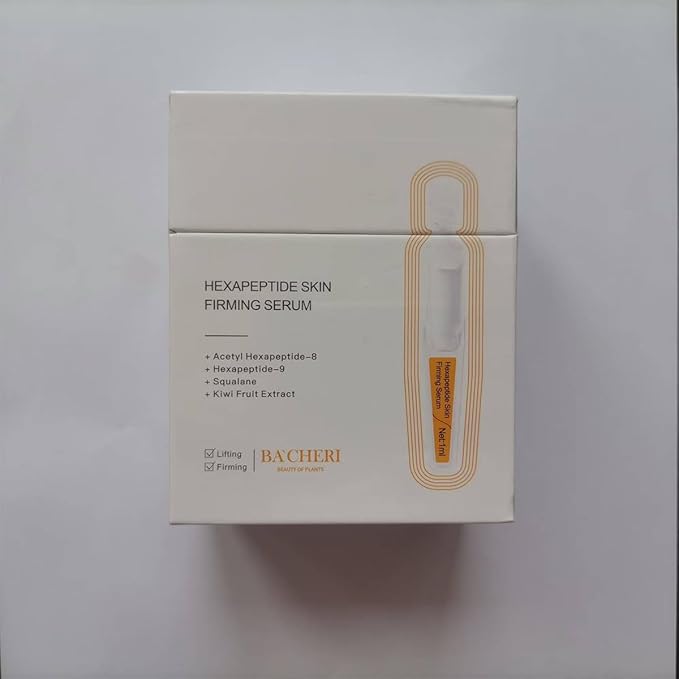 Firming Skin Serum with Acetyl Hexapeptide-8, Hexapeptide-9, Carnosine - Moisturizing, Hydrating and Antioxidant for Fine Lines, 15 Pcs/Box Ampoules