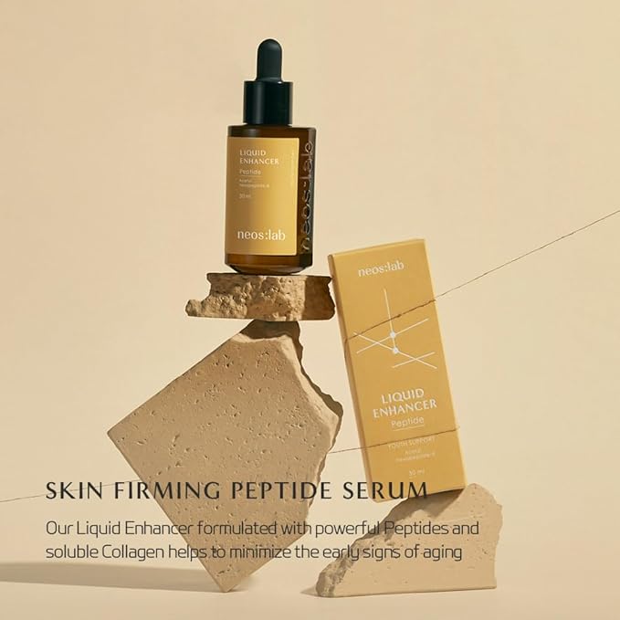 Liquid Enhancer Peptide 1.01 fl.oz. (30ml) - Collagen, Hyaluronic Acid, Facial Serum for Rejuvenating, Firming Skin, for Early Aging, Fine Line Improvement