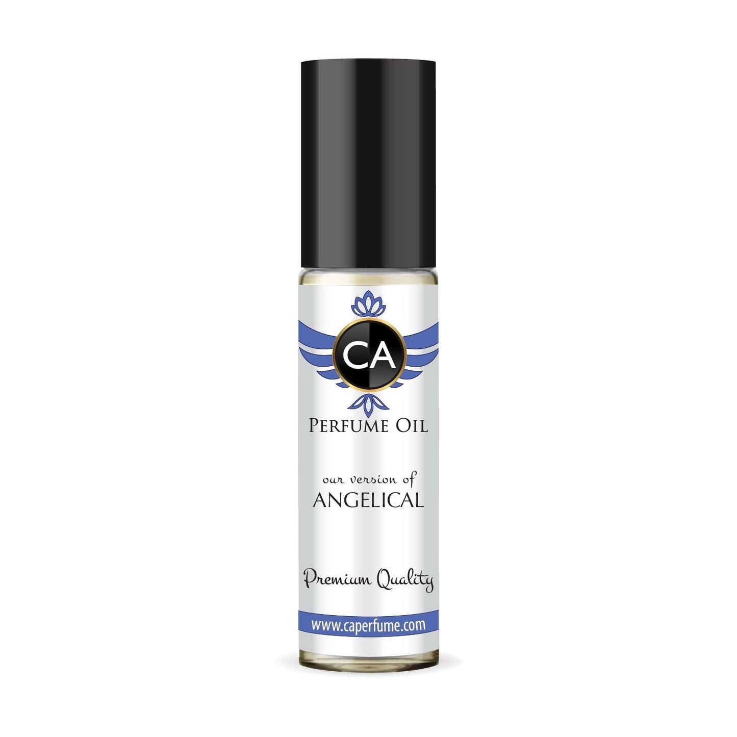 CA Perfume Impression of Angelical for Women Eau De Parfum Amber Vanilla Scent Long Lasting Perfumes for Women Travel Size TSA Ready for Day and Night Wear 0.33 Fl Oz 10ml