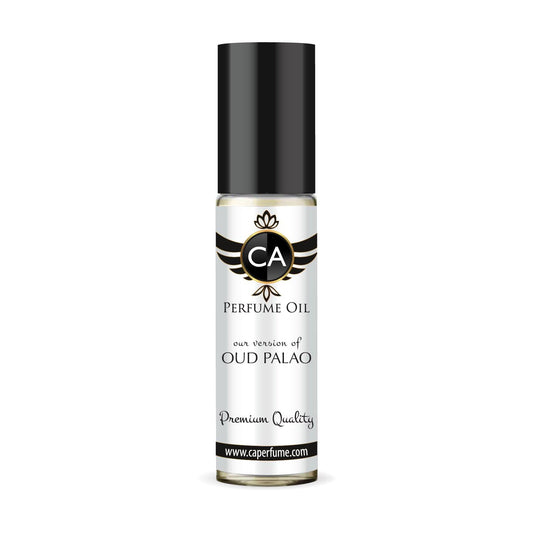 CA Perfume Impression of Oud Palao Unisex Eau De Parfum Amber Woody Scent Long Lasting Unisex Fragrance Travel Size TSA Ready for Day and Night Wear 0.33 Fl Oz 10ml